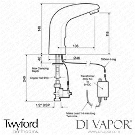 Twyford Sola Infra Red Monobloc Mains Operated Sf2611cp Spare Parts