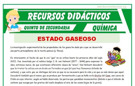 Descubre El Estado Gaseoso Concepto Y Ejemplos