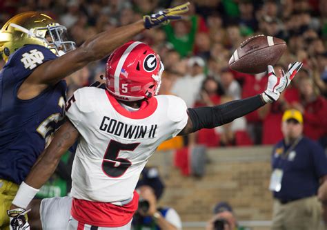 Georgia Wr Terry Godwin Makes Spectacular One Handed Td Catch