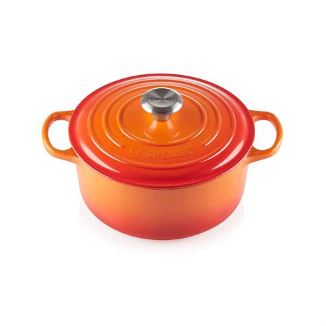 Buy Le Creuset Signature Enamelled Cast Iron Round Casserole Dish With