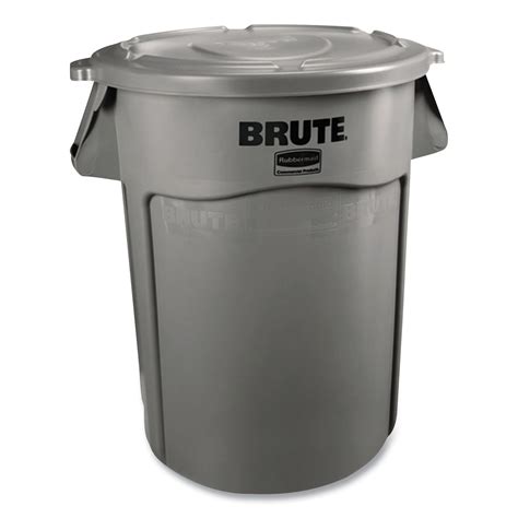 Rubbermaid® Commercial Vented Round Brute Container 55 Gal Plastic