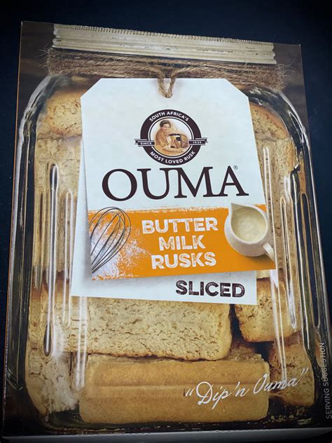 Ouma Rusks Buttermilk 450g Sliced Boerewors Nz