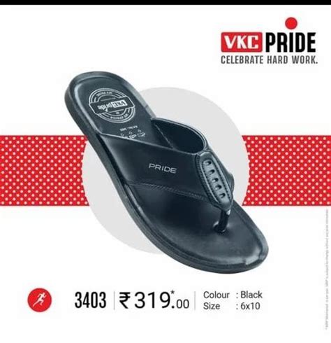 Synthetic Vkc Pride 3403 Men Flip Flop Slipper At Rs 319pair In