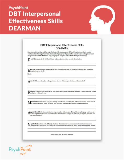 Dbt Interpersonal Effectiveness Activities