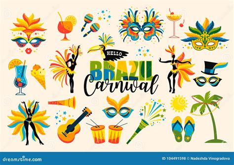 Brazilian Carnival Stock Illustrations 14763 Brazilian Carnival