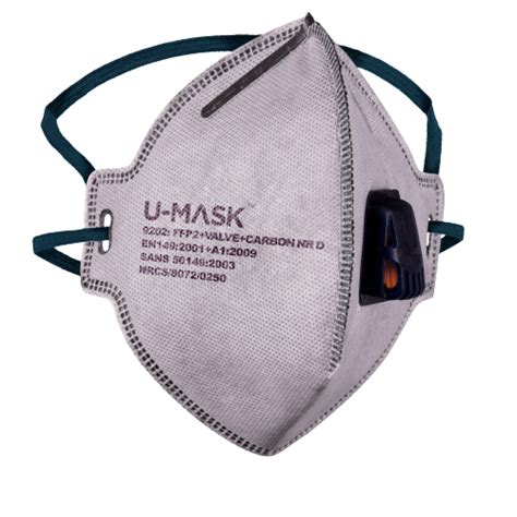 mask um carbon ffp flat fold safetymate