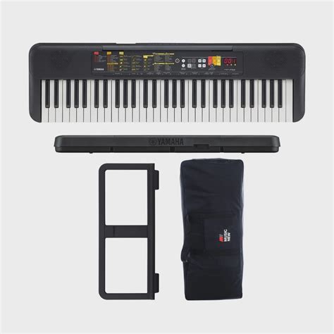 Teclado Yamaha PSR F52 Capa Fonte Porta Partituras Na Americanas