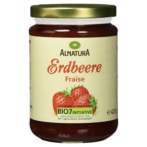 Alnatura Bio Fruchtaufstrich Erdbeere Vegan 6er Pack 6 X 420 G