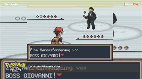 Giovanni und Kampf Arena Pokémon Feuerrot 042 YouTube