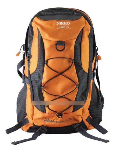 Mochila 40 Litros Outdoor Trekking Viaje Cobertor Naranj Cuotas