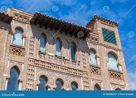 Detailed View Of The Facade Of A Moorish Style Building Arabic