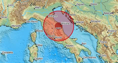 Trema Centro Italia Sciame Sismico Nelle Marche Terremoto Di