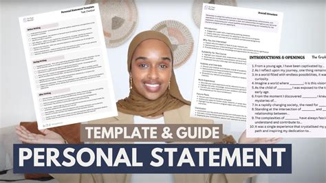 How To Write A Perfect Personal Statement Fast With This Template Youtube