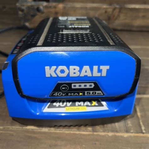 Kobalt 40V Max Lithium Ion Battery 5 0 Ah Model KB 540 06 And KRC 60 06