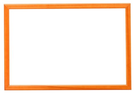 Premium Photo Modern Orange Narrow Picture Frame