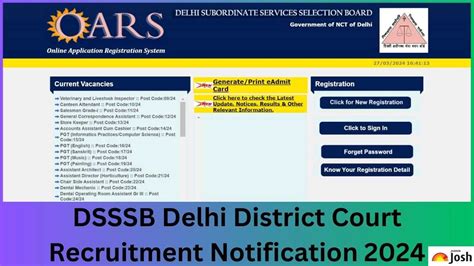 Dsssb Delhi District Court Recruitment 2024 Apply For 142 Peon And