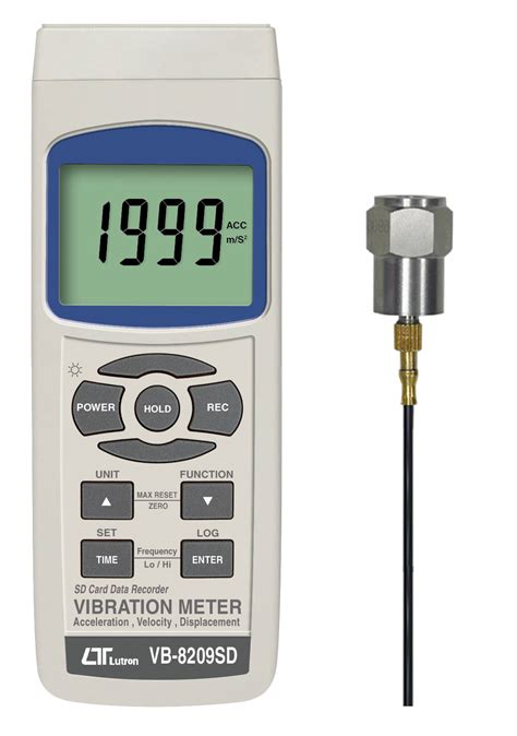 Vibration Meter Recorder Wide Frequency Response Up To Khz Model Vb