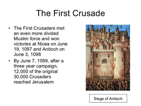 Who Won The First Crusade