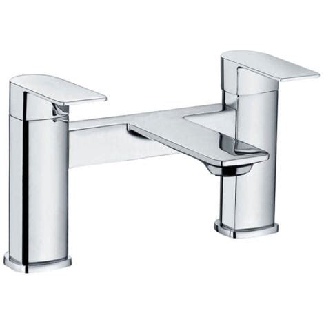 Signature Zico Bath Filler Tap Pillar Mounted Chrome