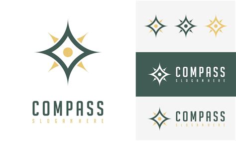 Compass Logo Vector Modern Navigation Symbol Compass Illustration Icon Simple Design 37456895