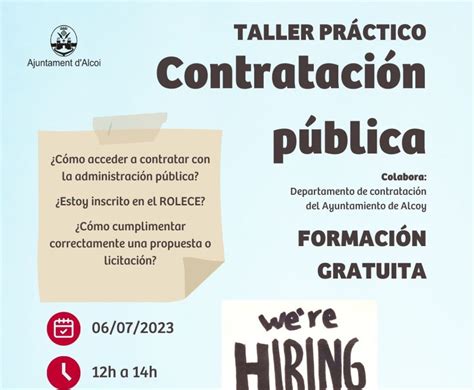 Taller Práctico Como Contratar Con La Administración Pública Cámara