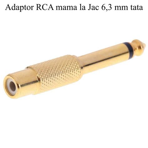 Adaptor Jack Tata Mo Rca Mama Auriu