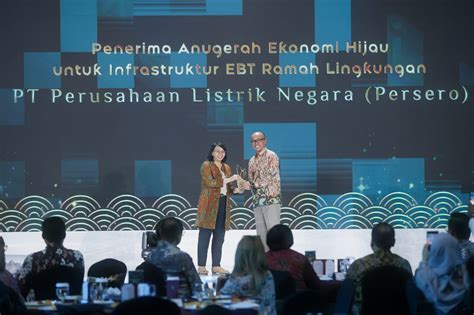 Komitmen Transisi Energi Pln Raih Anugerah Ekonomi Hijau