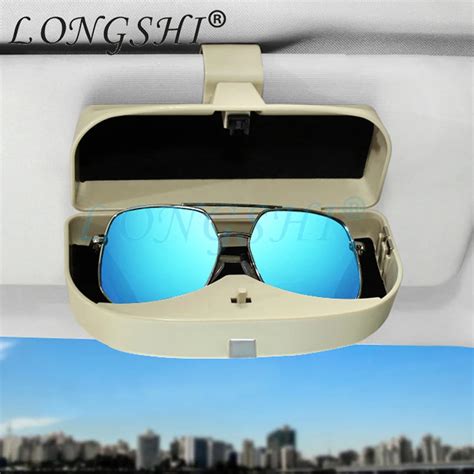 Top Auto Car Eyeglasses Clip Ticket Card Clamp Abs Car Glasses Cases Car Sun Visor Sunglasses