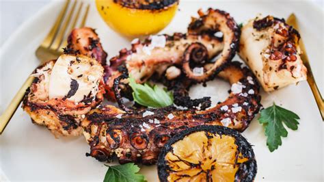 Greek Inspired Grilled Octopus Recipe