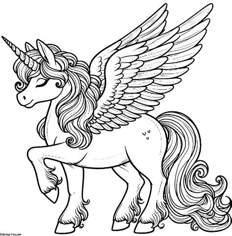 20 Alicorn Coloring Pages Free Unique Printables