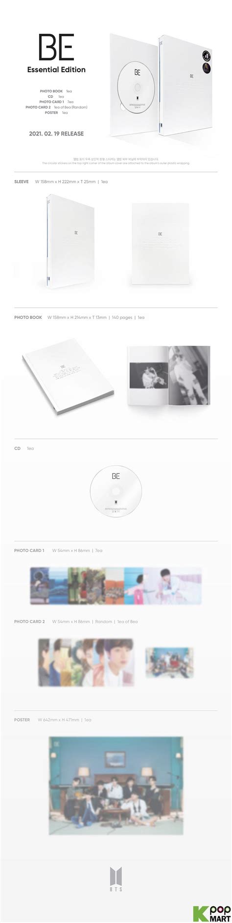 BTS BE Essential Edition