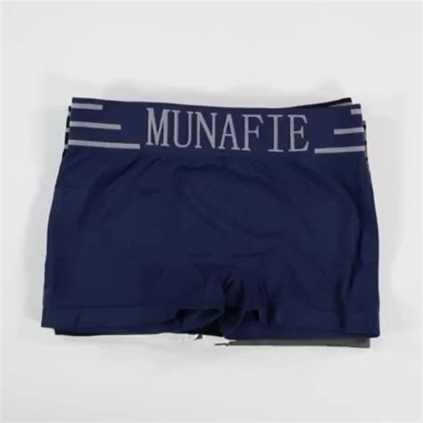 Munafie Men S Nylon Briefs Printed Letter Comfy Underpants Soft Good