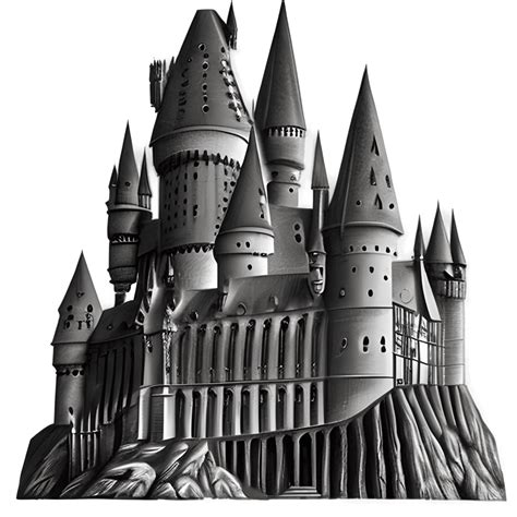 Hogwarts Castle Digital Graphic · Creative Fabrica