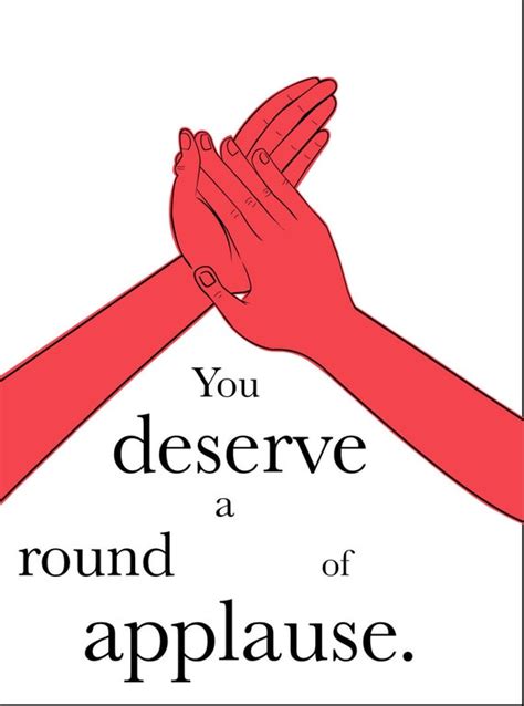 You Deserve A Round Of Applause Greetings Card A6 By Koalagoodies