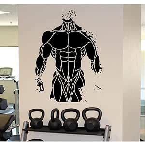 Pegatinas De Pared Tatuajes De Pared Gimnasio Gimnasio Culturismo