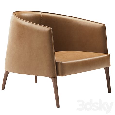 Armchair Jackie Frigerio Salotti Arm Chair 3D Model