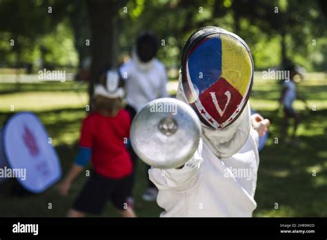 2014 National Fencing Champion Marc Andre Leblanc Shows Off His Fencing