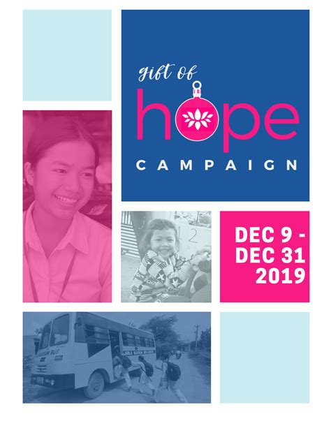 Hope Is Rising Join Our T Of Hope Campaign From December 9 31 As