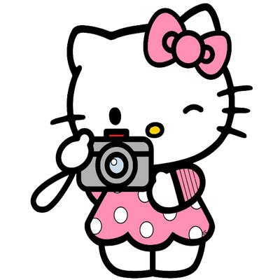 Free download - Hello Kitty Taking A Picture transparent PNG image ...