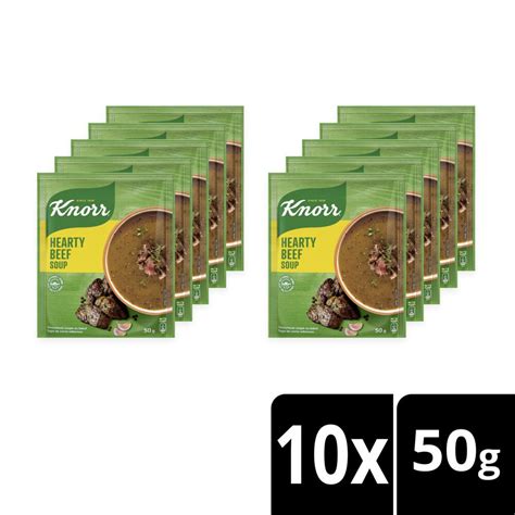 Knorr Hearty Beef Thickening Soup 10x50g Shop Today Get It Tomorrow