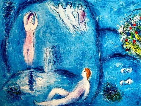 Marc Chagall Lithographie Ex Ren Magritte Le Corbusier Henri