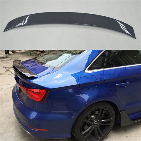 Estilo Do Carro Exterior De Fibra De Carbono Modificado Cauda Spoiler