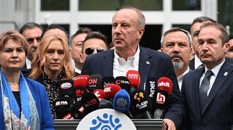 Cumhurba Kan Adayl Ndan Ekilen Memleket Partisi Lideri Muharrem