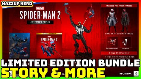 Marvels Spider Man 2 Limited Edition Ps5 Bundle And Dualsense Wireless Controller And Story Trailer