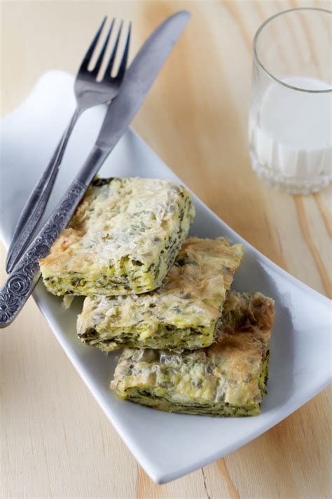 Spinach Pie With Phyllo Recipe Slagana Pita Zeljanica