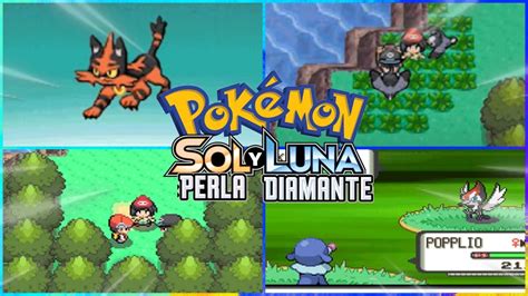 Pokémon Sol Perla y Luna Diamante Hack Rom NDS En Español Con La Region