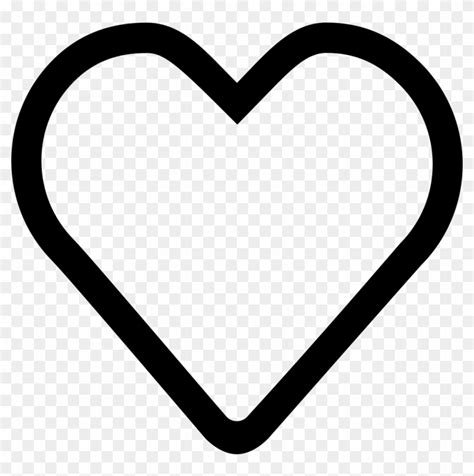 Png File Svg Heart Outline Icon Svg Transparent Png 980x939