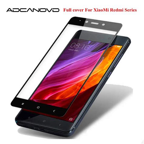 Full Protective Glass For Redmi X Glass Full Cover Tempered Glass For