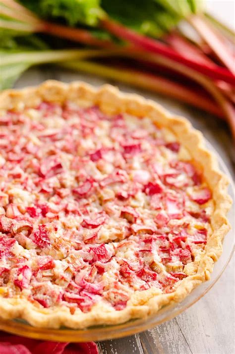 Rhubarb Custard Pie