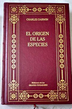 Libro El Origen De Las Especies De Charles Darwin Buscalibre